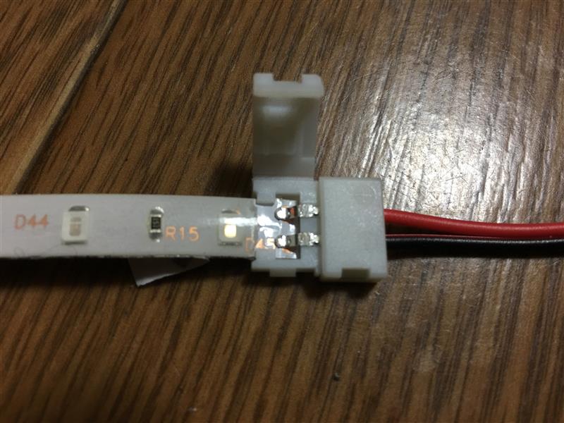 ワンタッチLEDテープコネクターの使い方